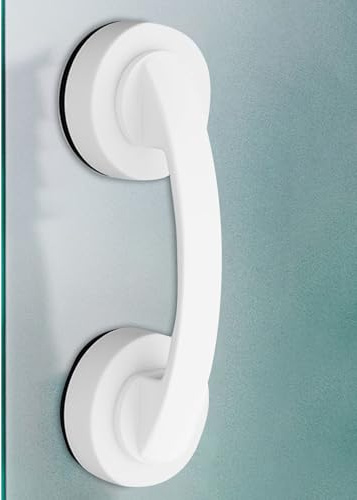 Ancsttu Poignées de Douche à Ventouse - Poignées pour Portes Vitrées et Fenêtres - Accessoire de Tirage Amovible Forte Adhérence Poignée Murale pour Pousser Tirer Salle de Bain Tiroirs Réfrigérateur