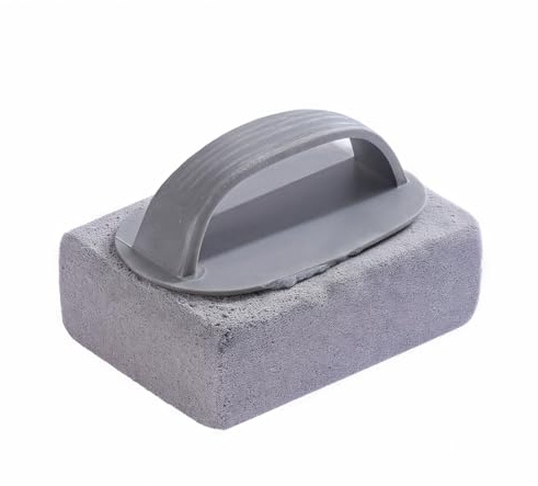4 piezas de piedra pómez para la limpieza de parrillas y hornos – Ladrillo de limpieza resistente con asa, removedor de grasa natural para barbacoa, plancha, fregadero, piscina, baño – Suministros de
