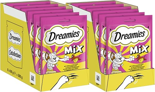 DREAMIES™ Portionsbeutel mit Käse und Rind 2 x 6 x 60g