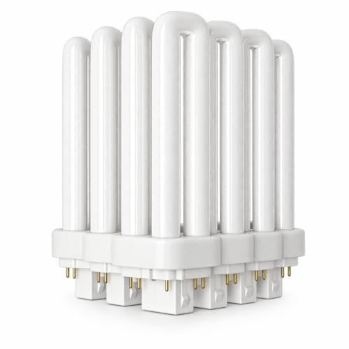 CLAR - Lampadina PLC Gemini T/E 18W Luce Naturale 4000K GX24q-2, 4 Pin, Non Regolabile (Pack 5)