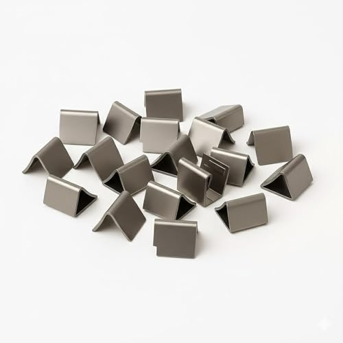 BUYERS POINT Lead Flashing Fixing Clips | Fits 6mm to 18mm Chase Joints | Secure Lead Sheets for Brickwork & Pointing (50)