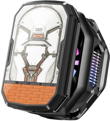 Sucritude Ventilatore Raffreddante Per Cellulari - Radiatore Magnetico Portatile - Radiator Ricaricabile per Cellulari | Adatto A Viaggio Ufficio Comodino Casa Streaming Live Videochiamata Giochi