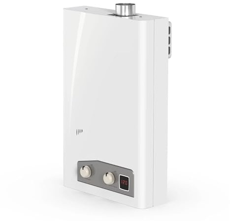 Riscaldatori Elettrici Istantanei A Gas For Scaldabagno Senza Serbatoio A Propano Liquido Da Interni Da 4,0 GPM Grandi Elettrodomestici Domestici riscaldare rapidamente(Natural Gas)