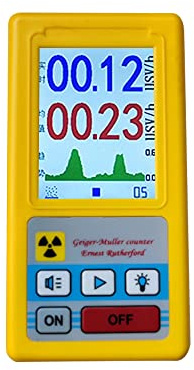 Contatore Geiger portatile a mano rivelatore multifunzionale di radiazioni nucleari dosimetro personale tester per raggi beta gamma e X