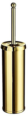 SMEDBO SME_V233 Smedbo Villa Toilettenbürste, Messing, poliert, freistehend, 9,1 x 9,1 x 42,5 cm, goldfarben