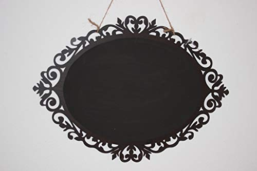 Unbekannt Hängetafel aus Metall, mit Tafellack beschichtet, zum Beschriften, 35 x 26 cm