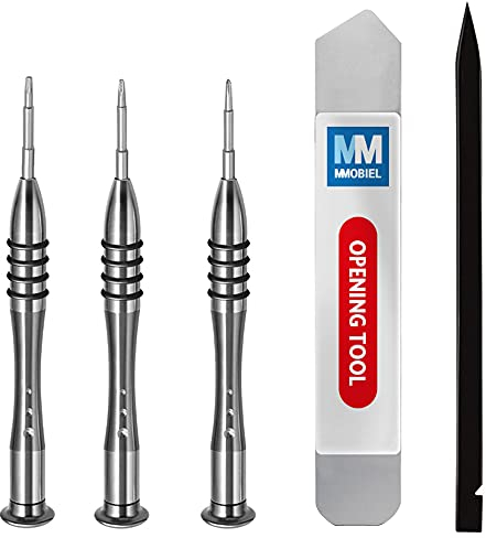 MMOBIEL Screwdriver Repair Tool Kit Compatible with iPhone, MacBook Pro/Air with Retina - Precision Screwdriver Set 3 Pcs - P5 1.2 mm Pentalobe 5 pointed Star, T5 Torx and PH000 Philips 1.5 mm