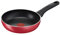Lagostina Cucina Mediterranea Padella Ø 20 cm per Induzione, Alluminio Antiaderente, con Indicatore Cottura Thermo-Signal, Rosso