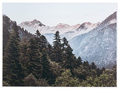 Klarstein Calefacción por infrarrojos con termostato, calefacción eléctrica de 500 W, calefacción por infrarrojos para montaje en pared, IR con control de aplicación IoT/WiFi, radiador plano para