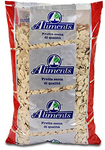 SEMI DI ZUCCA TOSTATI SALATI UCRAINA ALIMENTS BUSTA 3 KG FRUTTA SECCA QUALITA'