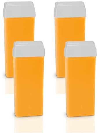 Cera Depilatoria Roll On Miel | Packs de Cera Roll On Profesional (4 unidades)