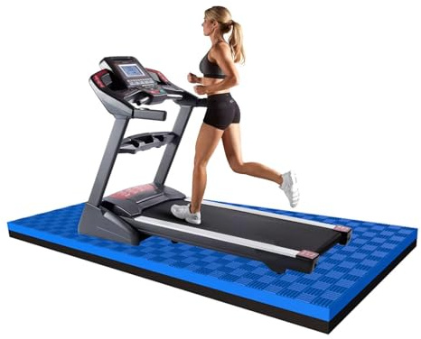 Schallschutzmatte Für Laufband, Hochdichte Bodenmatte Für Fitnessgeräte, Antivibrationsmatte, Multifunktionsmatte, Unterlage Antirutsch Für Heimtrainer, Crosstrainer, Rudergerät