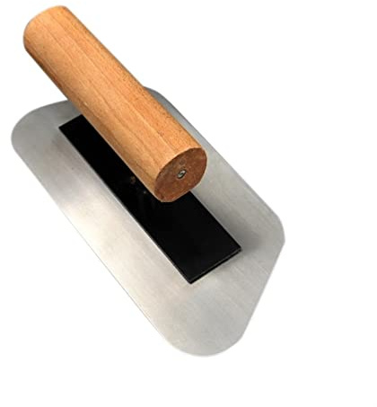 llana de enyesado llana de acero inoxidable Paleta apuntadora Trapecio caliente Paletas de enlucido de acero inoxidable Herramientas de raspado de concreto for construcción, Piso de baldosas Pared Cem