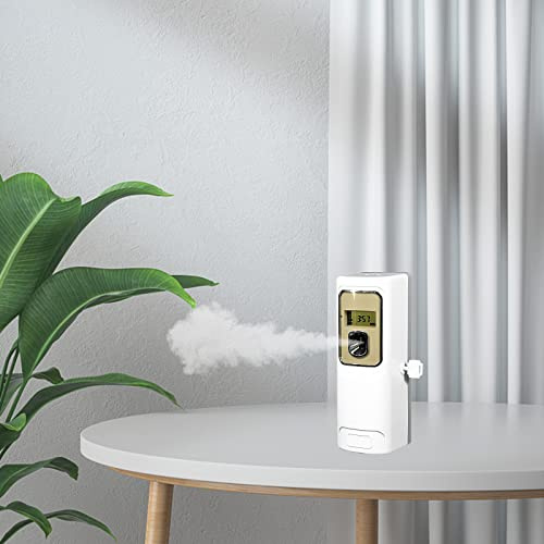 Sonhomay Automatischer Duftspender Programmierbarer Automatischer Lufterfrischer Sprühspender mit LCD-Display für Badezimmer Büro Hotel