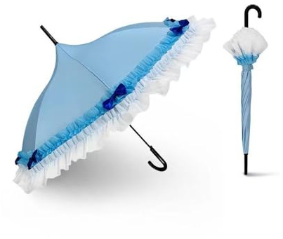 Xinchangda Violet Evergarden Parapluie Vintage Pliant en Dentelle Violet Evergarden Accessoires Cosplay Scène Performance Photographie Props