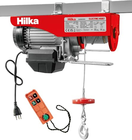Hilka 84990505 500kg Electric Wireless Remote Hoist
