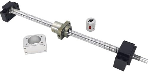 Vite a ricircolo di sfere CNC a movimento lineare Vite a sfere SFE2525 300-1000mm ad alto passo BK20 BF20 Giunto for alloggiamento dado(850mm)