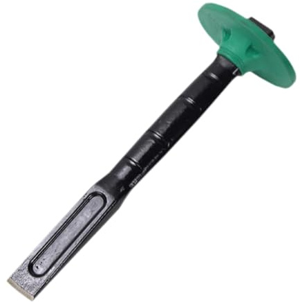 KiBcsLic Ciseau à Mortier Résistant pour Travaux de Démolition Carrelage Briques avec Poignée Ergonomique Adapté Aux Rénovations Constructions, Longueur 19.8 Cm