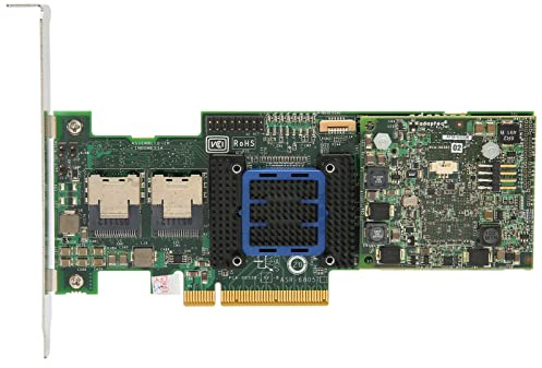 ASR 6805T Controller-Karte, PCIE 2.0X8 Array-Karte, SAS Raid Controller mit 512 MB Cache, Smart Power Management für Webserver OLTP, Digitale Überwachung und Streaming