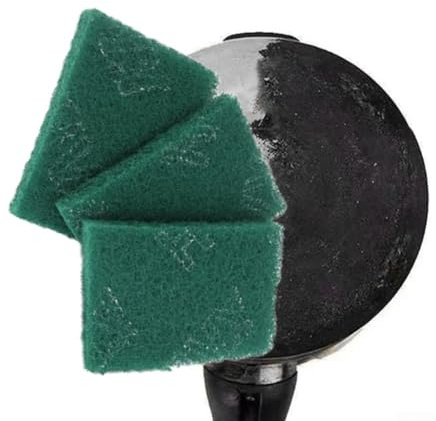 5.8 Meter Scouring Pad Roll, Nylon Emery Abrasive Tool for Kitchen Cleaning, Pots, Dishes, Stoves and Tile Floors, High Temperature Resistant and Rust Removal(10 CM X 5.8 Meters)