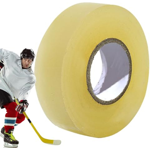 Nastro per bastone da hockey, forte adesivo, impermeabile, per bastone da hockey, parastinchi sportivi, accessori sportivi per calcio su ghiaccio, facile da allungare e strappare