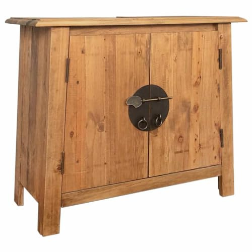 SKTQYQO Mobile Lavabo Legno Massello Pino 70x32x63 cm | Stile Vintage, Con Grande Scomparto, Facile Da Montare, Mobile Bagno Retrò