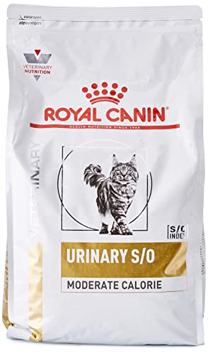 Royal Canin Veterinary Urinary S/O Moderate Calorie | 3,5 kg | Trockenfuttermittel für Katzen | Zur Unterstützung bei Struvitkristallen | Moderater Energiegehalt