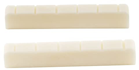 Musiclily Skårad översadel Ben Nut för 6 Strängar Klassisk Gitarr, DJ-01 52x6x9 mm (2 st)