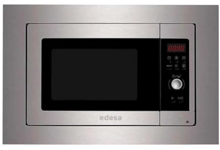 EDESA EMW-2320-IG X, Microondas integrable, 23 litros, 800 W, Grill de cuarzo 1200 W, 5 niveles de potencia, 2 niveles de grill, 2 funciones Combi