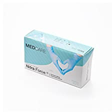 Guantes Desechables De Nitrilo sin Polvo Caja se 100 Uds. M