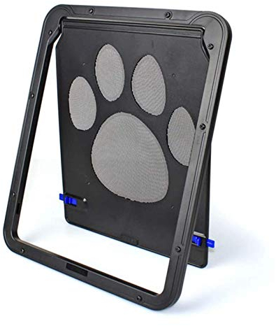 Katzenklappen Hua Haustiertür/Katzenklappe Mit 2-Wege-Verriegelung, Magnetismus-Klappentür Für Fenster-Bildschirmtür, 2 Größen (Size : Large)