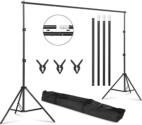 Alightup Studio Photo Support Fond Photo Kit,Système de Support de Réglable