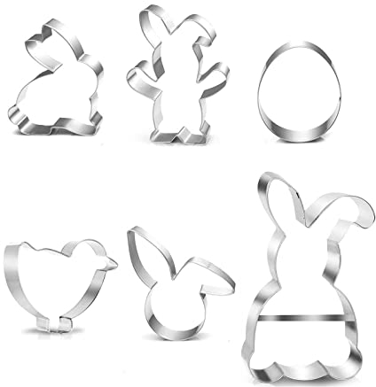 PläTzchen Ausstecher Ostern 6 StüCk Ausstechformen Set Ei Hase PläTzchenform Keksform Keksausstecher Ostergeschenk