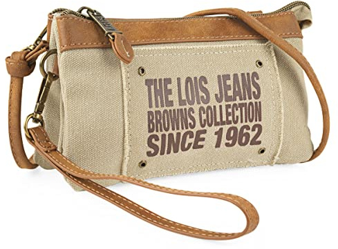 Lois - Kleine Umhängetasche, Kleine Handtasche, Abendtasche Damen, Handtasche Damen oder Clutch Blau - Stilvolle Begleiter für besondere Anlässe und den Alltag, Braun