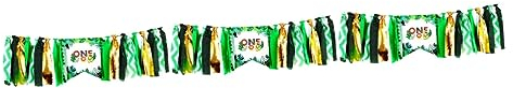 Toyvian 3 Stücke Cartoon Druck Pull Flags Tier Themen Banner Baby Geburtstag Decor Geburtstag Party Supplies Für Home Store