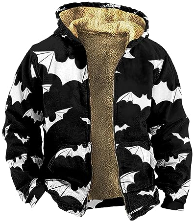 KONG JIMFAN Regenjacke Herren Geburtstagsshirt 1 Jahr Herren Mode Regenjacke Fahrrad Herren Strickjacken Herren Herren Sakko Sportlich Modern Motorrad Jacke Wasserabweisend Pjs Jacke(White,XXL)