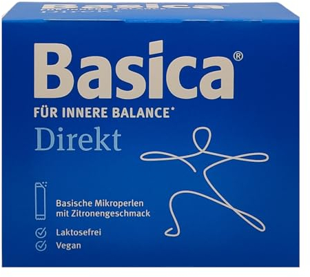 Basica Direkt 80 Sticks I basische Mikroperlen zur direkten Einnahme ohne Wasser I Säure-Basen-Haushalt I Mineralstoffe und Spurenelemente I Spar-Set plus Pharma Perle give-away (1x 80 Sticks)