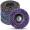 Shineboc 6PCS Strip Discs Stripping Wheel 115mm 4.5inch Durable Poly Paint Removal Disc For Angle Grinder Clean and Remove Paint Coating Rust Welds Oxidation