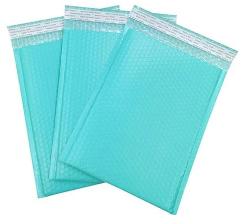 50/25 Stück Versandtaschen, rosa Versandtaschen, selbstklebende gepolsterte Briefumschläge, Geschenktüten, schwarz/blau, Verpackung für kleine Unternehmen, blau, 11 x 13 cm, 50 Stück