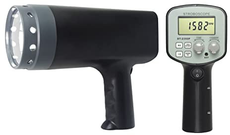 Digitaler Drehzahlmesser, Drehzahlmesser, Handheld -Stroboskopmessgerät DT2350PE Mit weitem Messbereich, digitaler Stroboskop -Tester 50 ~ 2000 FPM Nichtkontakt -Rotationsgeschwindigkeitsanalysator fo