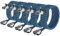 CABNEER Cavo Ethernet Cat 8 25 cm 5 Pezzi, Nylon 40Gbps 2000MHz Alta Velocità, Compatibile Con Cat 7/6, F/FTP per Gaming Router Modem