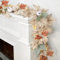 6 Ft Halloween Artificial Fall Maple Leaves Pumpkin Berries Garland Autumn Hanging Vine Artificial Flower for Home Outdoor Wedding Party Porch Decor (Maple Leaf Pumpkin 02)