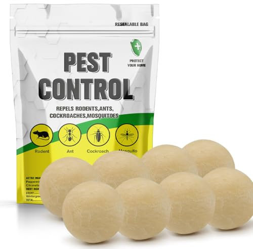 Rodent Repellent, Peppermint Oil Rodent Repellent, Mouse Repellent Indoor & Outdoor Use, Rat Repellent - Effective Against Mice and Rats, Better Than Ultrasonic 10P