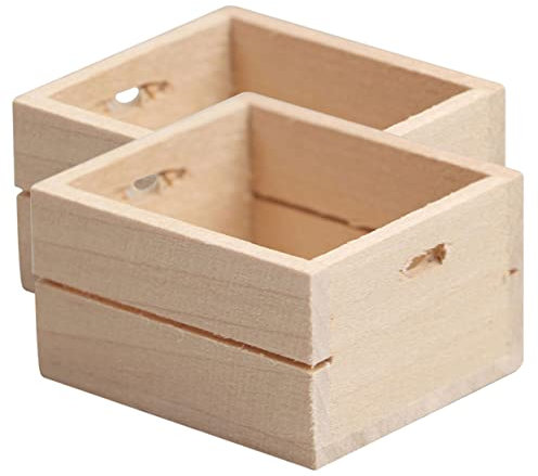 TOYANDONA 2pcs Miniature Fruit and Vegetable Baskets Simulation Decor for Dollhouses for Boys and Girls Rooms and Mini House Decoration and Realistic Miniature House Accessories