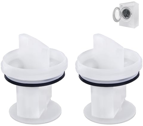 Filtro a Setaccio Lavatrice, 2 Filtri per Lavatrici, Filtro a Lanugine per Lavatrice, Filtro Lanugine Inserto di Ricambio, Per Filtrare Sabbia Grossolana e Lanugine, Bianco