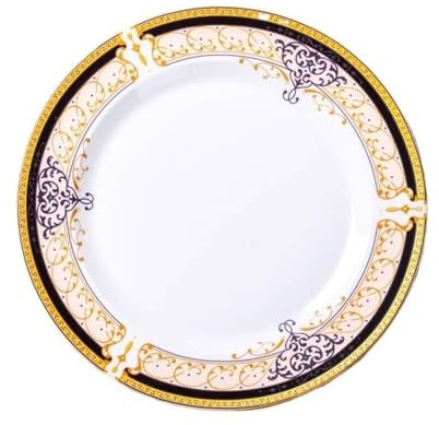 ADERFETBI Assiettes Service de Table Assiette À Dîner Classique Et Moderne En Céramique, Assiette À Dîner Haut De Gamme For La Maison Assiette