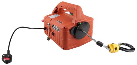 Naroote Electrical Hoists, 500 Kg of Capacity Limitation Switch Wear Resistant Electrical Wind Power Powerful Motor Iron and Paragraph 7.6 M Maximum Lifting Height for Warehouses (#1)