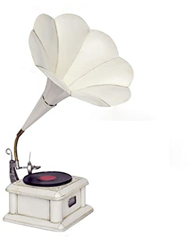 Vintage Gramophone Loudspeaker Model - Retro Stylish Decor Piece for Home and Photography Props