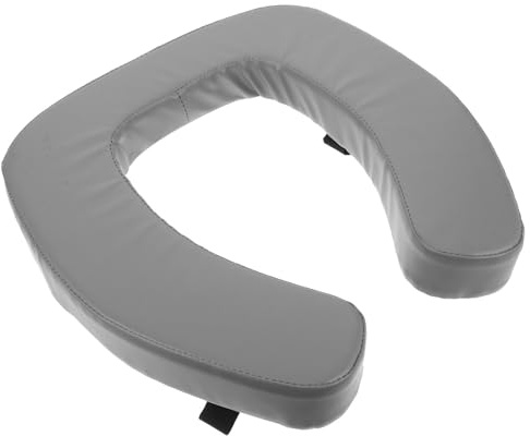 MINAOLULUS Asiento Elevador para Wc Acolchado y Suave Diseño Antideslizante, Material Esponja y Pu, Cómodo para Baño Familiar y Personas Mayores