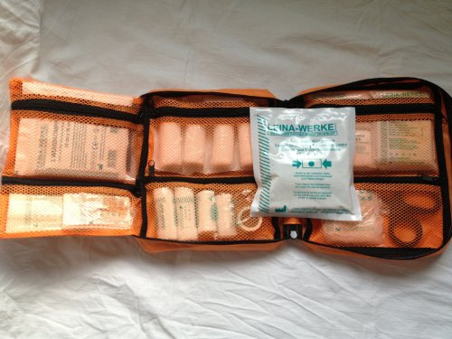S&D Berlin Verbandtasche DIN Füllung (Orange DIN 13157 - kl. betrieblicher Verbandkasten)